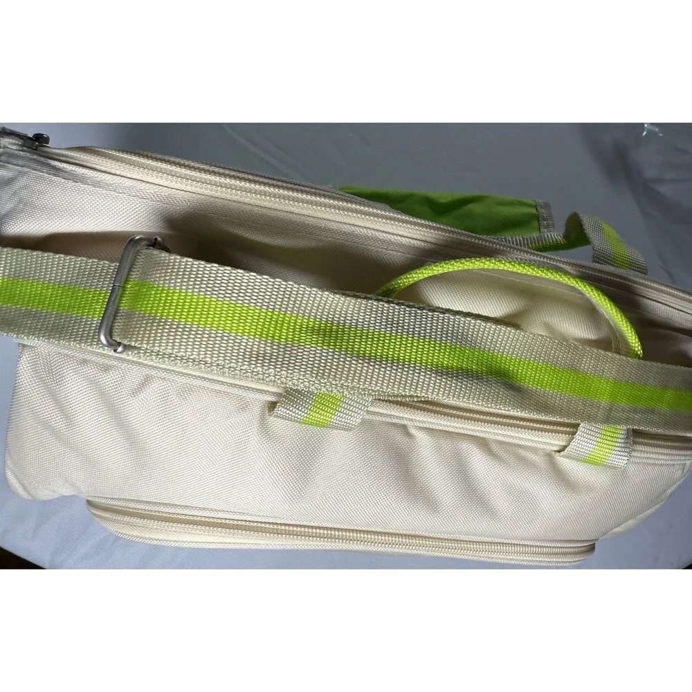 Picnic Bag Pack 4 Person IBM company Hamper Cooler Mugs Plates‎ Cutlery Travel